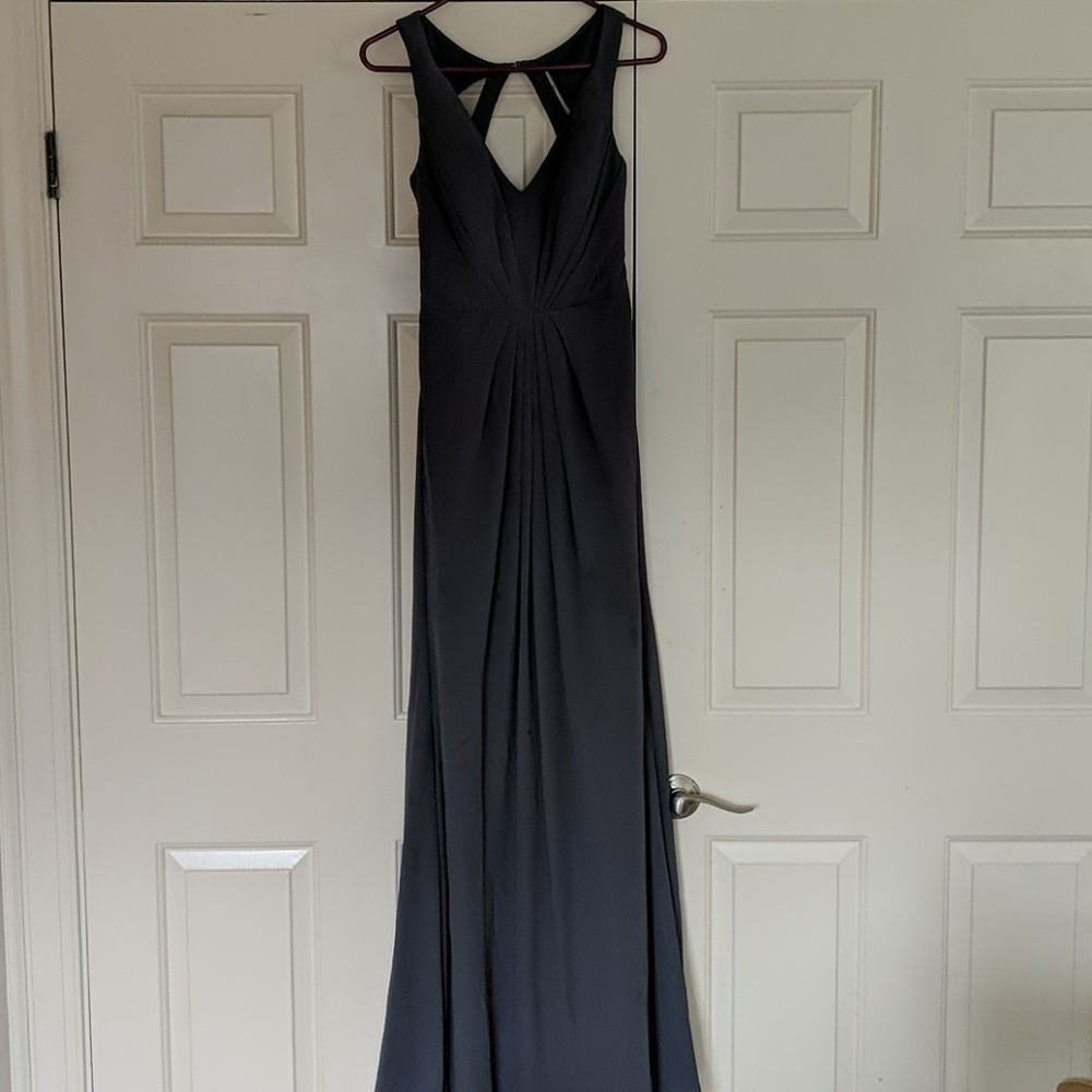 Hayley Paige Open Back Bridesmaids Dress 5651